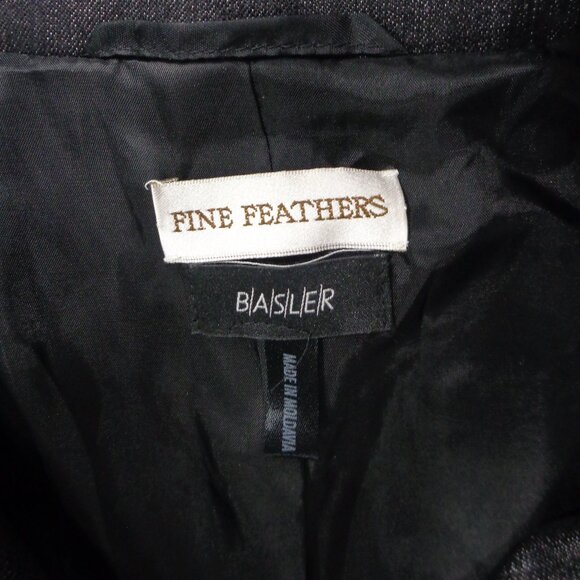 Basler Women's Green & Black Checkered Pattern Tweed Jacket Sz 44 (Appro.US XL) - Picture 5 of 7